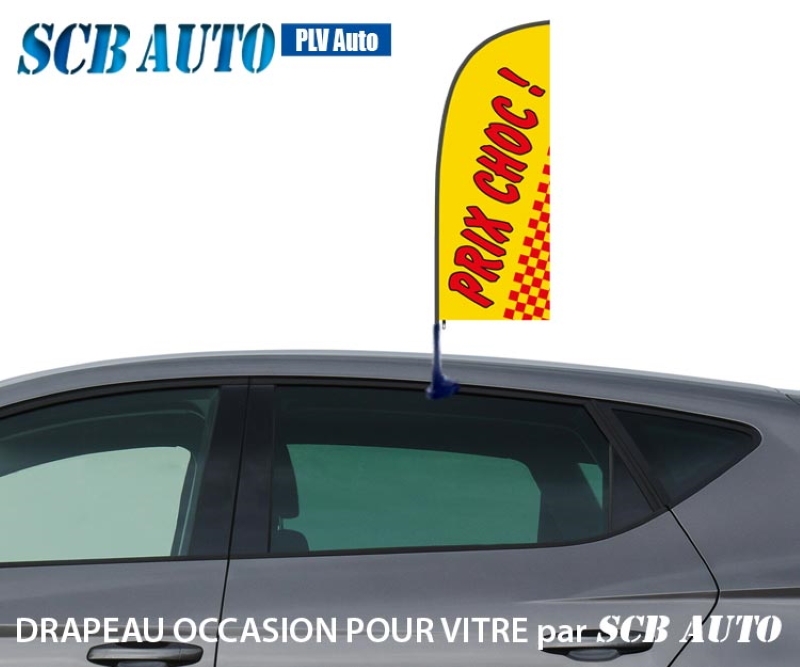 Drapeau Occasion pour vitre Jaune Rouge — photo 6