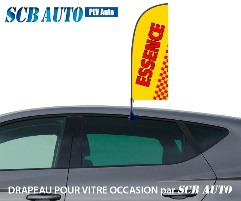 Drapeau Occasion pour vitre Jaune Rouge — photo 7