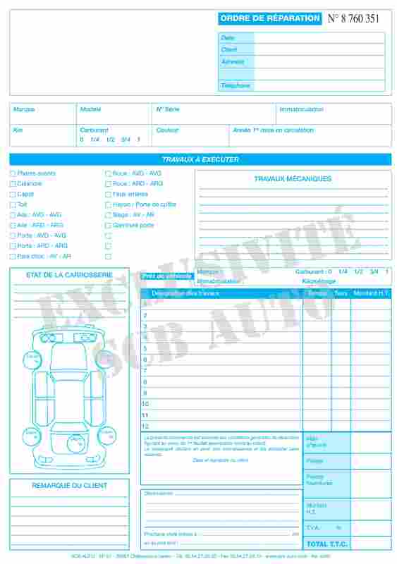 Commander 25 etiquettes de vidange BRITPART (SERVICESTICKERP) pas