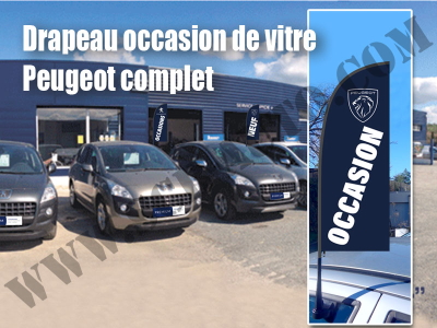 Drapeau occasion peugeot par scb-auto