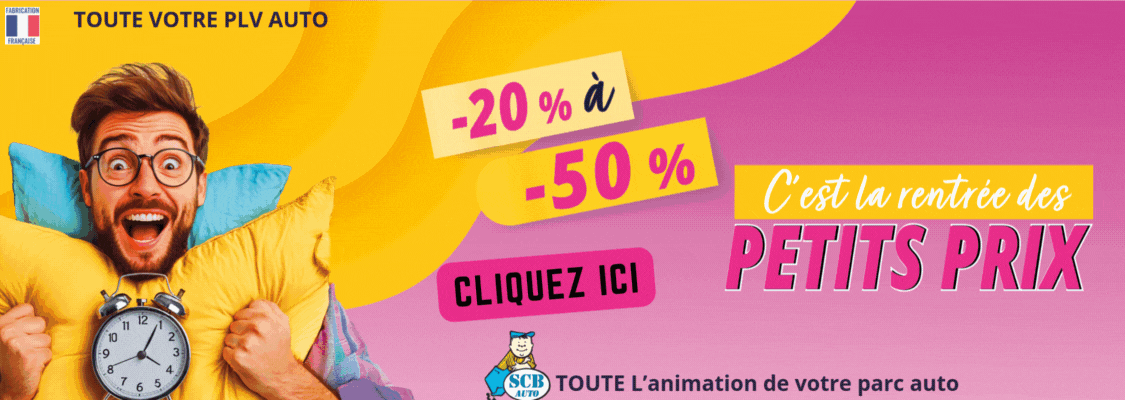 Signalétique garage en promotion